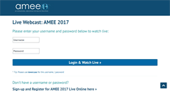 Desktop Screenshot of ameelive.org